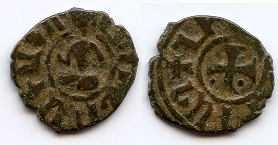 Scarce bronze kardez, Levon III (1301-1307), Cilician Armenia