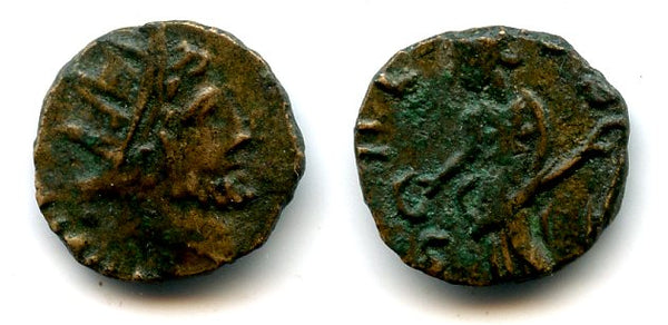 Barbarous LAETITIA antoninianus of Tetricus I, ca.270-280 AD, Gaul, Roman Empire