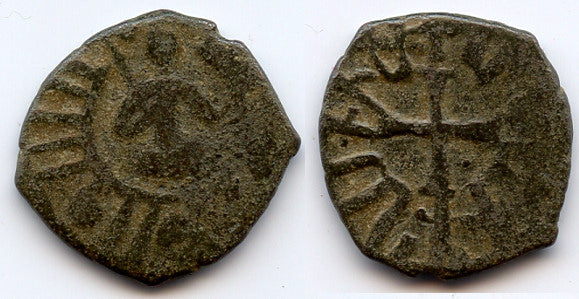 Crude imitative bronze kardez, Levon III (1301-1307), Cilician Armenia