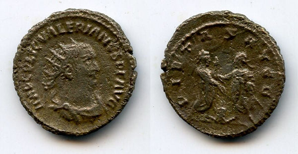 Silver antoninianus of Valerian (253-260 AD), Antioch mint, Roman Empire - PIETAS type