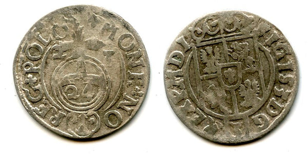 Silver 3-polker (1 kruzierz) of Sigismund III (1587-1632), 1623, Poland