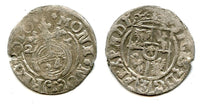 Silver 3-polker (1 kruzierz) of Sigismund III (1587-1632), 1623, Poland, Polish-Lithuanian Commonwealth