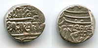 Silver kori issued by Bharmalji II (1814-1819) of Kutch in the name of the Mughal Empire Muhammed Akbar II, Indian Princely States