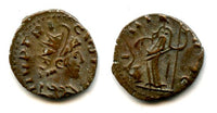 High quality ancient barbarous antoninianus of Tetricus II (minted ca.270-280 AD) w/IMP TRICVS AVG obvrse, Salus type, Roman Gaul