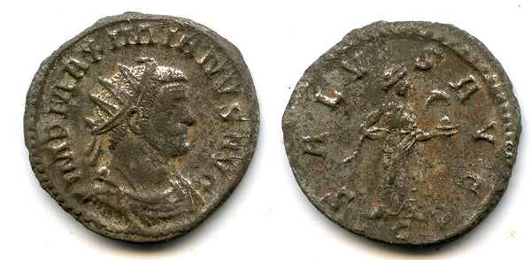 Bronze antoninianus of Maximianus Herculius (286-305 AD), Lyons mint, Roman Empire