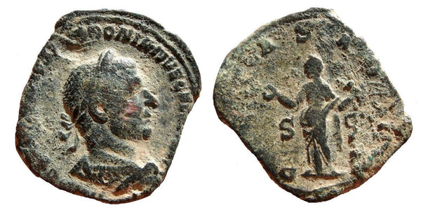 Sestertius of Trebonianus Gallus (251-253 AD), Rome mint, Roman Empire