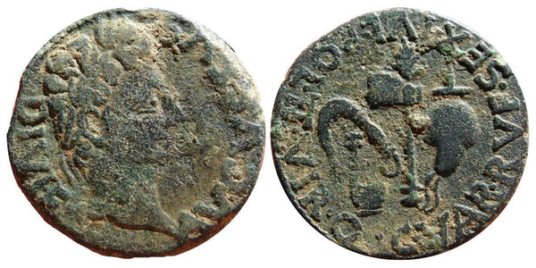 Beautiful quality AE28 of Augustus (27 BC - 14 AD), Carthago Nova, Spain