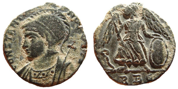 Scarce CONSTANTINOPOLIS commemorative follis, ca.330-331 AD, RBE mintmark, Rome mint, Roman Empire