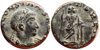 AE4 of Constans (337-350 AD), Rome mint, Roman Empire - scarcer SECVRITAS REIP type