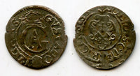 Silver solidus of Gustav Adolph (1611-32), 1630, Riga, Livonia, Swedish Occupation