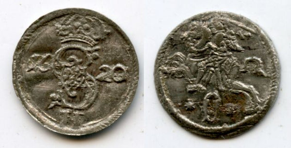 High quality silver 2-denars of Sigismund III (1587-1632), 1620, Grand Duchy of Lithuania, Polish-Lithuanian Commonwealth (KM 15.3)