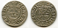 High quality! Silver 3-polker (1 kruzierz) of Sigismund III (1587-1632), 1622, Poland, Polish-Lithuanian Commonwealth