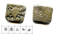 Scarce post-Mauryan silver drachm, ca.200-100 BC (G/H #600)
