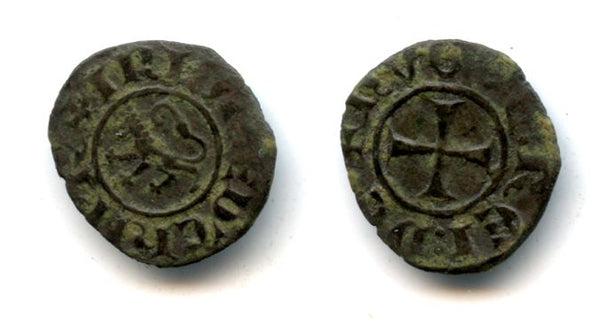 Quality denier of Hugh III (1269-1284), Crusader Lusignan Kingdom of Cyprus and Jerusalem