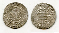 Scarce silver shilling of Hermann Hasenkamp von Brüggeneye (15351549), Grand Master of the Livonian Order, Riga mint, 1547