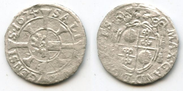 Silver kreuzer of Maximilian Gandolph, Graf von Kuenburg (1668-1687), Salzburg, 1674