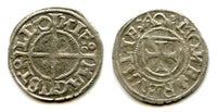 Scarce silver shilling of Hermann Hasenkamp von Brüggeneye (15351549), Grand Master of the Livonian Order, Reval mint, 1540