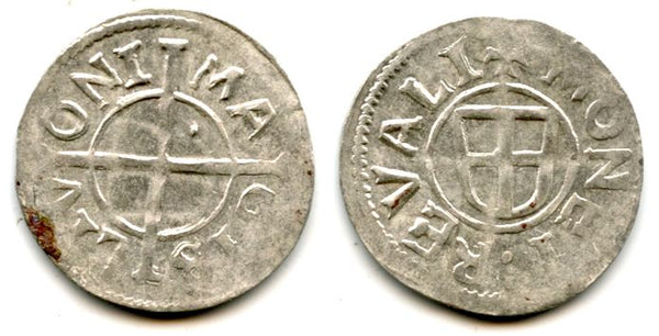 AR shilling of Walter von Plattenberg (1494-1535), Grand Master of the Livonian Order, Reval mint, minted 1532-1535
