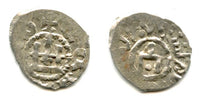 High quality! Bilingual silver asper naming Filippo Maria Visconti, of Milan and Genoa (1421-1435) and Khan Ulugh Muhammad (1418-1425 & 1428-1437) of the Jochid Mongols, Caffa,  (Ret.#49)