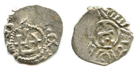 High quality and struck on large flan! "Type 3" bilingual silver asper naming Filippo Maria Visconti, of Milan and Genoa (1421-1435) and Daulat Birdi Khan (1420-1421) of the Jochid Mongols, Caffa,  (Ret#139)
