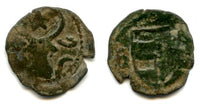 Rare! Bronze half grosch of Alexander the Good (1400-1432), Suchava mint, Moldavia - Grandfather of Dracula!
