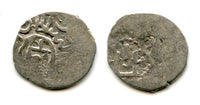 Bilingual silver asper naming Filippo Maria Visconti, of Milan and Genoa (1421-1435) and Khan Ulugh Muhammad (1418-1425 & 1428-1437) of the Jochid Mongols, Caffa,  (Ret.#49)