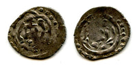 Rare silver dirham of Toghta Khan (AH 689-712 / 1291-1312), undated type with a star, Jochid Mongols (Sagdeyeva #168)