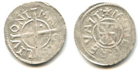 Scarce silver shilling of Walter von Plattenberg (1494-1535), Grand Master of the Livonian Order, Reval mint, minted 1532-1535