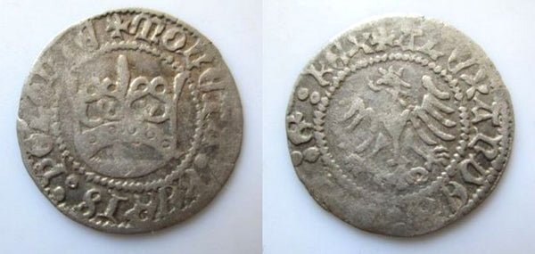 Very nice quality silver 1/2 grosso of Alexander Jagellon (1501-1506), Poland