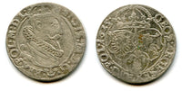 Large silver 6-groschen (1/5 thaler) of Sigismund III (1587-1632), 1625, Polish Royal issue, Polish-Lithuanian Commonwealth (KM#42)