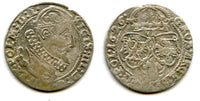 Large silver 6-groschen (1/5 thaler) of Sigismund III (1587-1632), 1626, Polish Royal issue, Polish-Lithuanian Commonwealth (KM#42)