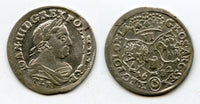 Large silver 6-groschen of John III Sobieski (1674-1696), 1682-TLB, Polish Royal issue, Polish-Lithuanian Commonwealth (KM#128)