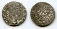 Nice silver 3-groschen of Sigismund III (1587-1632), 1621, Polish Royal issue, Polish-Lithuanian Commonwealth (KM#31)