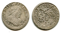 Large silver 6-groschen of John III Sobieski (1674-1696), 1682-TLB, Polish Royal issue, Polish-Lithuanian Commonwealth (KM#128)