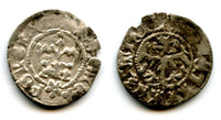 Scarce silver 1/2 grosso of Casimir Jagiellon (1446-1492), Poland