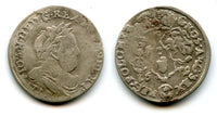 Large silver 6-groschen of John III Sobieski (1674-1696), 1679-TLB, Polish Royal issue, Polish-Lithuanian Commonwealth (KM#128 - unlisted date!)