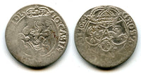 Large silver 6-groschen of John II Casimir (1649-1668), 1664-AT, Polish Royal issue, Polish-Lithuanian Commonwealth (KM#91)