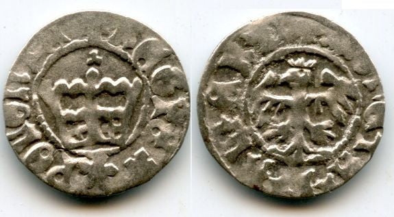 High quality! Scarce silver 1/2 grosso of John Albert (Jan Olbracht) (1492-1501), Poland