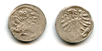 Rare and nice quality Lithuanian silver penyaz of Alexander Jagellon (1501-1506), Vilno mint, Polish-Lithuanian Commonwealth (Huletski #4052)