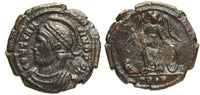 Ancient British barbarous CONSTANTINOPOLIS AE3, minted ca.336-348 AD - high quality imitation of Trier mint (TR¢P mintmark) type from Dorchester (?) in Roman Britain