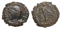 Ancient British barbarous CONSTANTINOPOLIS AE3, minted ca.336-348 AD - high quality imitation of Trier mint (TR¢P mintmark) type from Dorchester (?) in Roman Britain