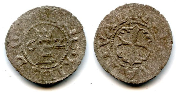 Silver shilling of Eric XIV (1560-1568), 1562, Reval mint, Kingdom of Sweden