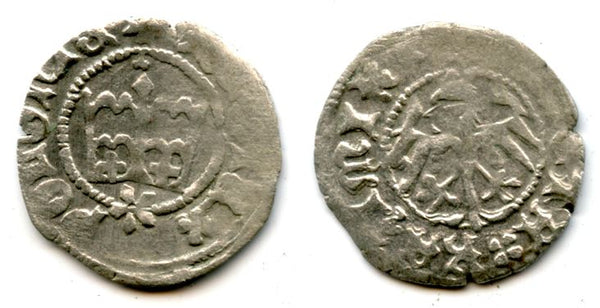 Scarce silver 1/2 grosso of Casimir Jagiellon (1446-1492), Poland