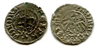 Scarce silver 1/2 grosso of Casimir Jagiellon (1446-1492), Poland