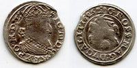 Scarce silver gross (grosz) of Sigismund III (1587-1632), 1626, Grand Duchy of Lithuania, Polish-Lithuanian Commonwealth (KM 32)