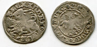 Scarce Lithuanian silver grosso of Alexander Jagellon (1501-1506), Vilno mint, Polish-Lithuanian Commonwealth (Huletski #4050)