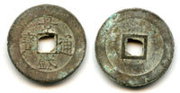 1792-1802 - Rebel-cast bronze cash of Canh Thinh (1792-1802), Child-Emperor of the Tây Son Revolt, Kingdom of Vietnam