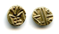 Superb gold fanam, Dutch VOC, Tuticorin, c.1658-1795, SE India (Herrli #3.07.01)