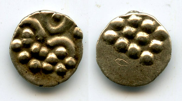 Gold Vira Raya fanam, Marathas in Tanjore (Thanjavur), 1600's, Tanjore, SE India