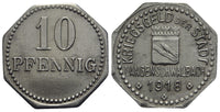 Notgeld (Emergency money) - Iron 10 pfennige, 1918, Langenschwalbach, Germany